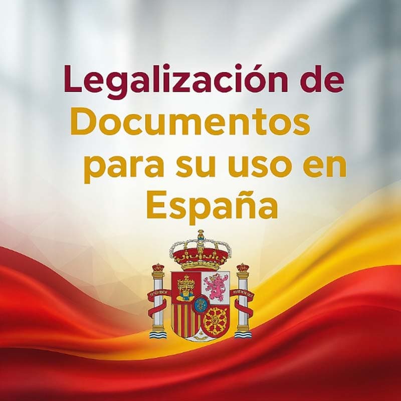 Legalización de documentos en la Embajada